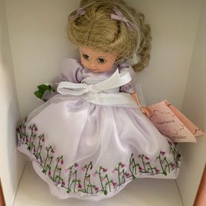 Madame Alexander 8 “ doll Wisteria Flower Girl